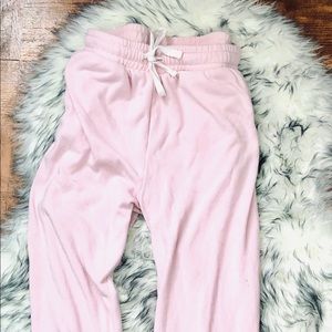 pink sweatpants